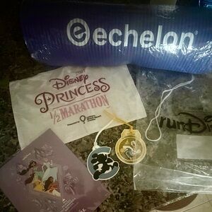 runDisney Echelon Purple Yoga Mat and Accessories